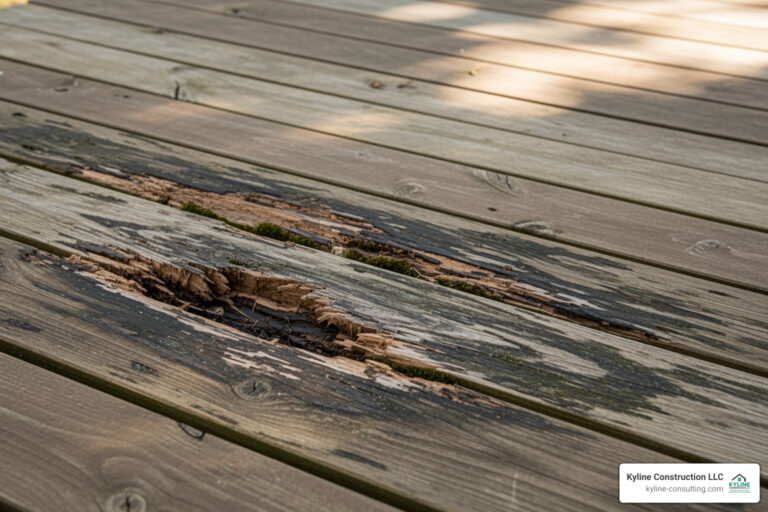 cost to repair wood rot on deck