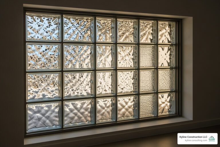 energy efficient glass block windows